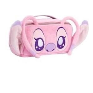 Impressions Disney Stitch Angel Fluffy Pink Unfold Travel Makeup Bag